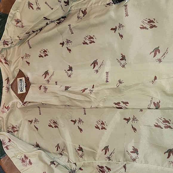 PICOR Men's Brown Leather Coat - Picture 8 of 13